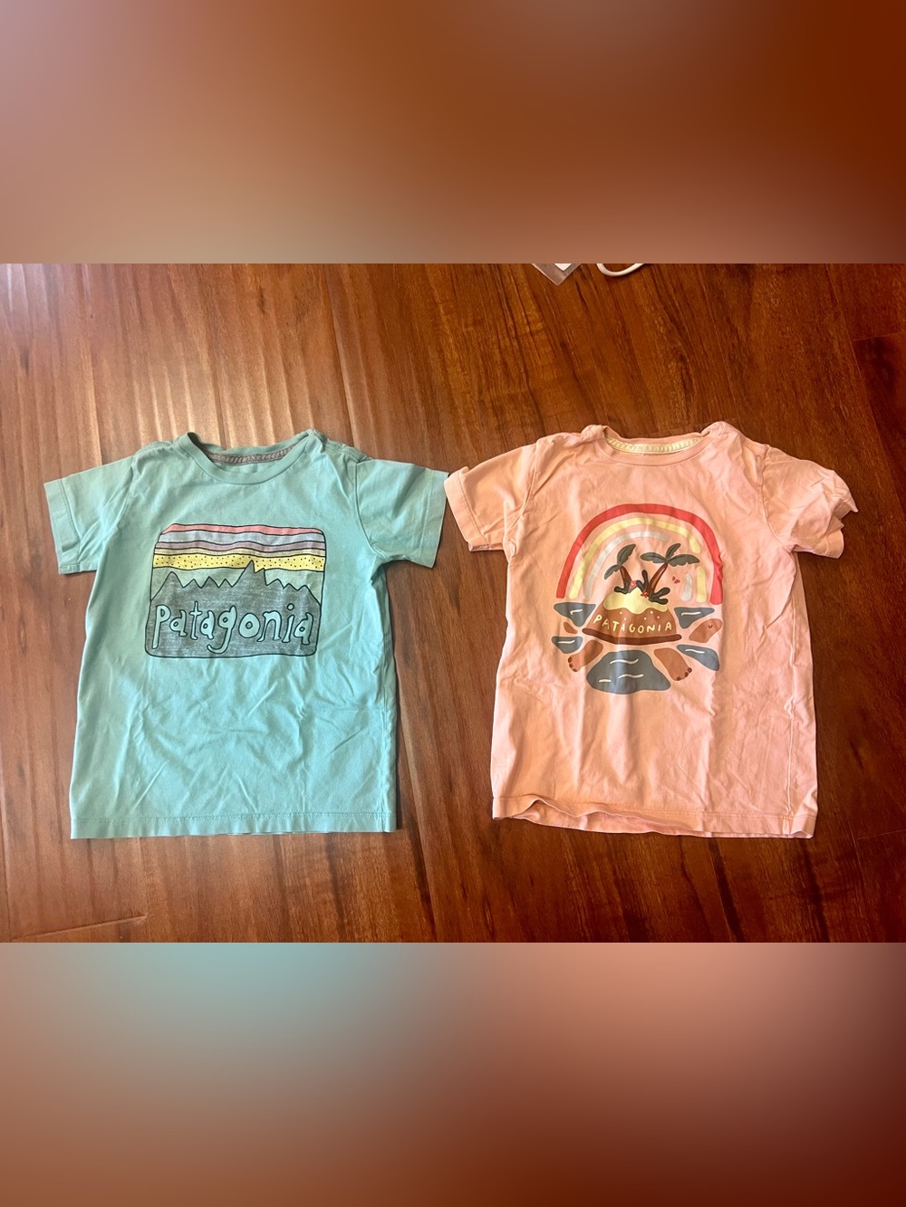 Two great condition Patagonia t-shirts tee 4T